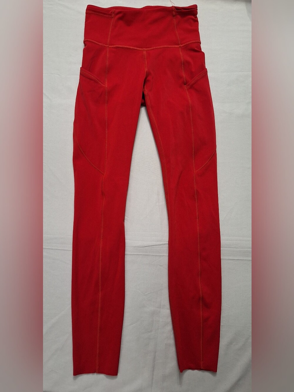 lululemon athletica Red Fast & Free High-Rise 78 Leggings
